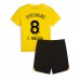 Günstige Borussia Dortmund Felix Nmecha #8 Babykleidung Heim Fussballtrikot Kinder 2023-24 Kurzarm (+ kurze hosen)